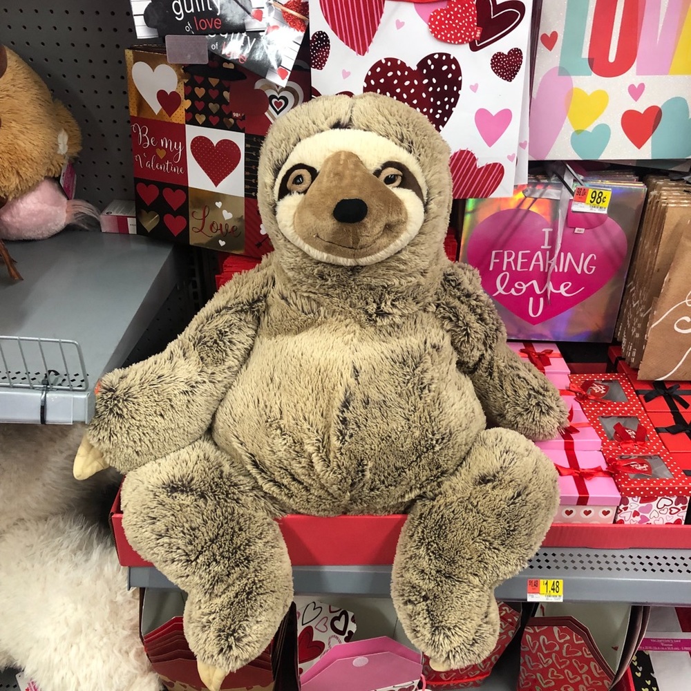 Walmart exclusive valentines sloth sold out